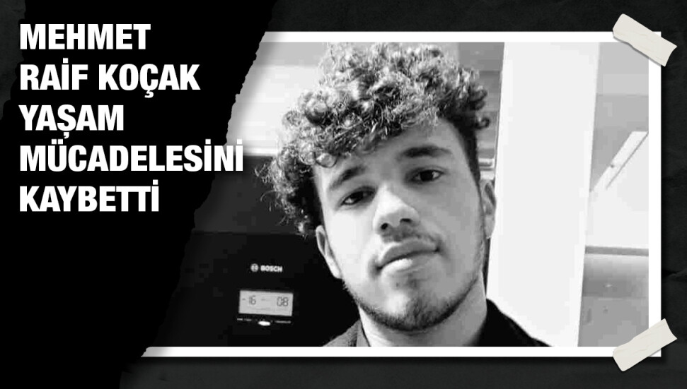 Otobüsün çarptığı 18 yaşındaki Mehmet Raif Koçak, yaşamını yitirdi