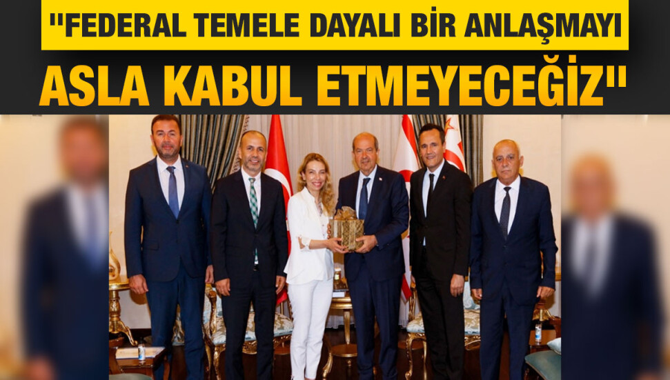 Cumhurbaşkanı Ersin Tatar, Sabah gazetesi yetkililerini kabul etti