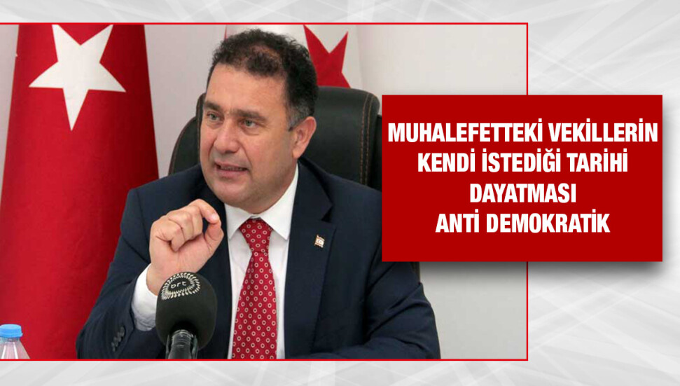 Ersan Saner'den muhalefete 'erken seçim' yanıtı: "Derdimiz koltuk değil, koronavirüsle mücadele"