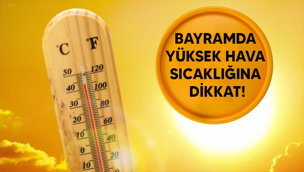 Hava sıcaklığı mevsim normallerinin üzerinde!