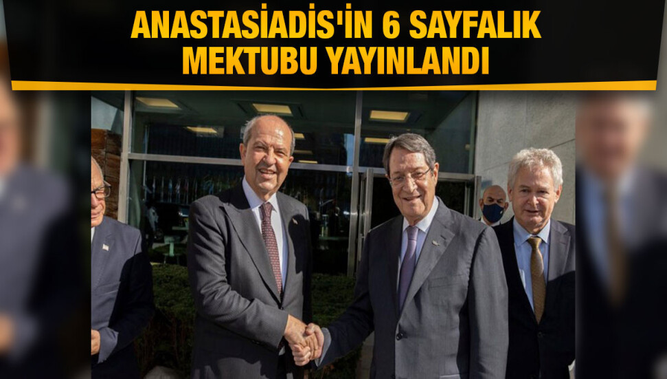Rum lider Anastasiadis’in Cumhurbaşkanı Tatar’a mektubu basına sızdırıldı
