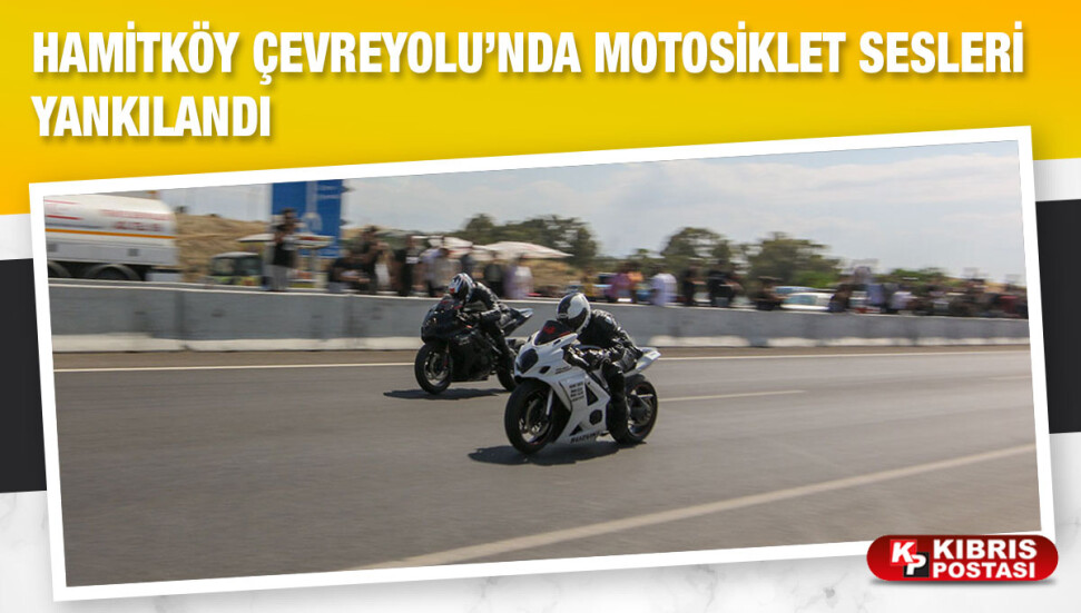 Motodrag yarışı nefesleri kesti