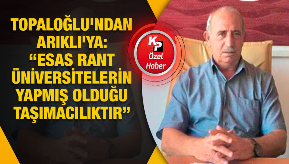 Kar-İş Başkanı Fuat Topaloğlu: KKTC’ye özgü bir toplu taşıma modeli kurulmalı