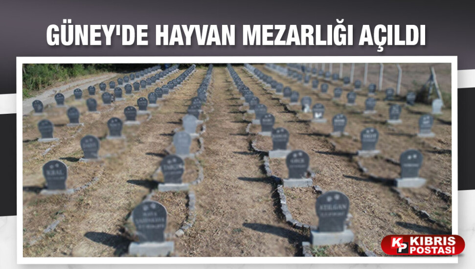 Güney Kıbrıs'ta ilk evcil hayvan mezarlığı açıldı
