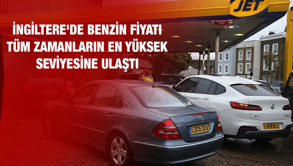 İngiltere'de benzin fiyatı litre başına 1,42 sterlinle rekor seviyeye yükseldi
