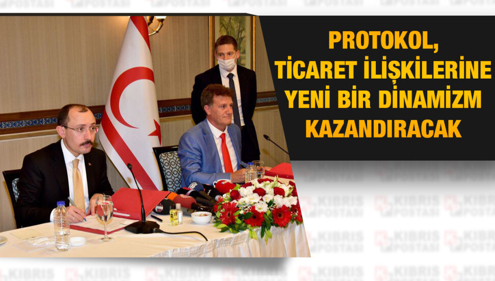 Türkiye ile KKTC arasında ticaretin ve ekonomik iş birliğinin geliştirilmesine yönelik protokol imzalandı