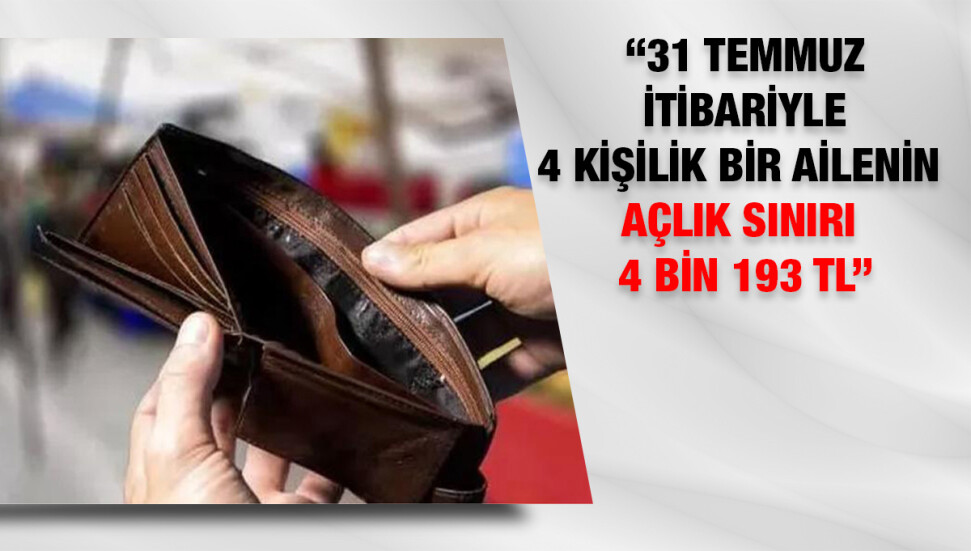 KTAMS: “Asgari ücret, açlık sınırının altında”