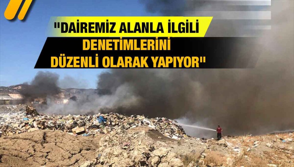Çevre Koruma Dairesi: “Güngör çöp alanındaki yangına ihbar geldiği ilk andan itibaren müdahale edildi”