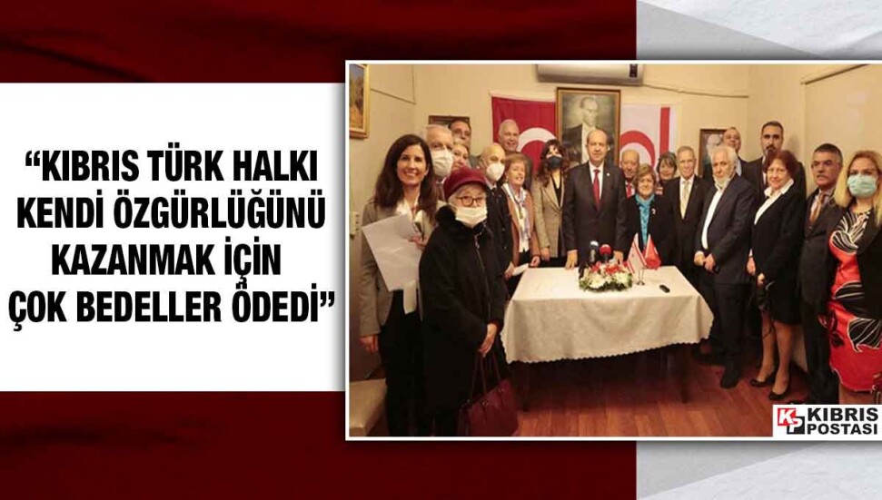 Cumhurbaşkanı Tatar İstanbul’da Kıbrıs Türk Kültür Derneği yetkilileriyle bir araya geldi