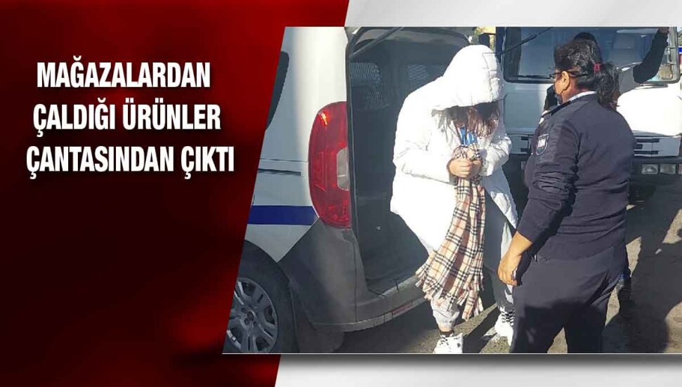 Mağazaların deneme kabinlerinde alarmlarını kestiği ürünleri çaldı