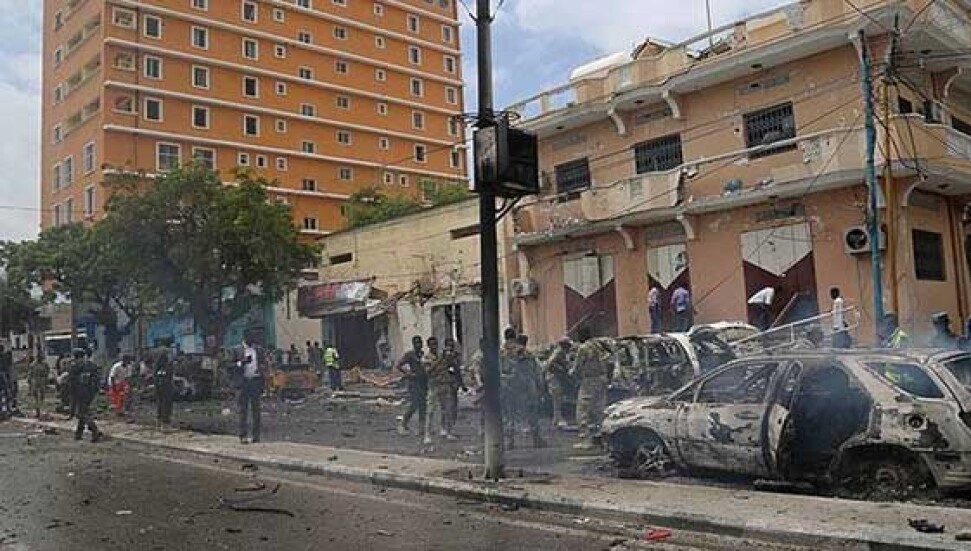 Somali'de Cumhurbaşkanlığı Sarayı yakınlarında bombalı saldırı