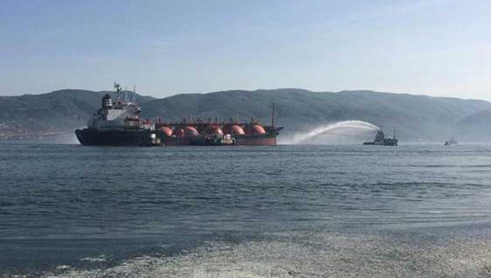 Kocaeli Körfezi'nde LPG tankeri alev alev yandı. 7 kişi yaralandı