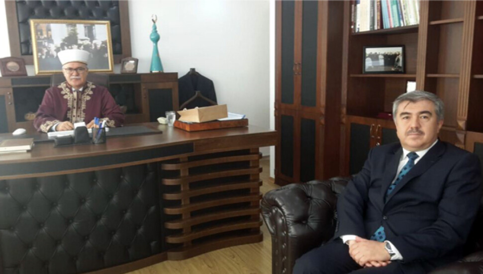 TC Diyanet İşleri Başkanlığı Genel Müdürü Kahraman'dan KKTC Din İşleri Başkanı Atalay'ı ziyaret