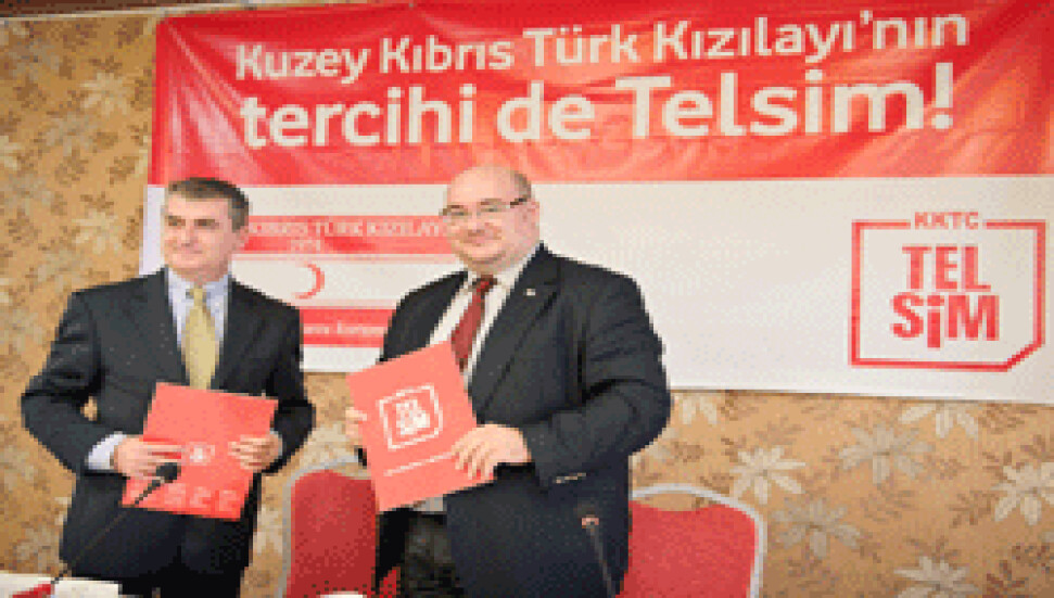 KKTC Telsim Kıbrıs Türk Kızılayı'na iletişim sponsoru oldu