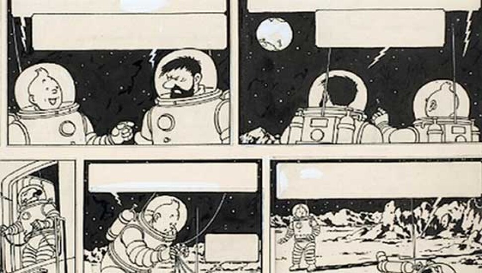 Tenten çizimi 1 milyon 550 bin Euro'ya satıldı