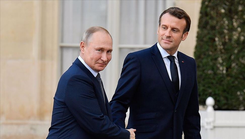 Macron: Bu aşamada Putin ile anlamlı bir görüşme yapmanın imkanı yok