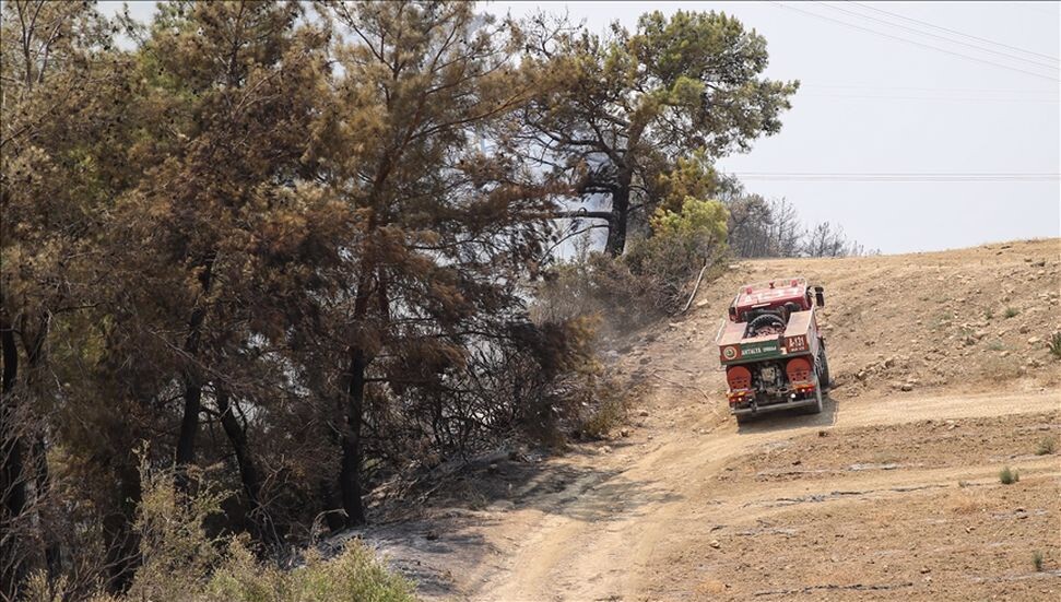 Manavgat yangını: Rüzgarın etkisiyle çalışmalar güçlükle ilerliyor