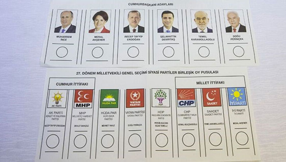 Türkiye seçimlerinde oylar sayılmaya başlandı