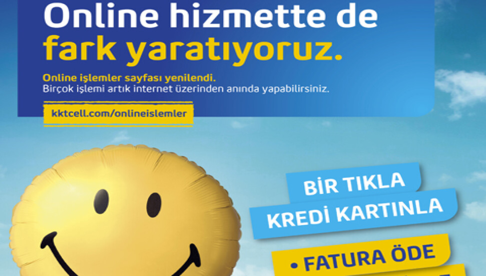 Kuzey Kıbrıs Turkcell'de "Online İşlemler" yenilendi