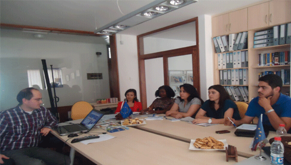 UKÜ öğrencileri AB Bilgi Merkezi'ni ziyaret etti