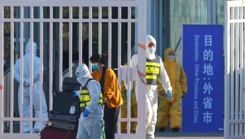 Meksika’da çalışmak istemeyen işçiler sınır boyunca eylem yaptı