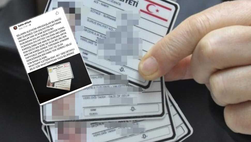 Facebook’ta 'sahte ehliyet' ilanı: “Tıpkısının aynısını yapıyoruz”