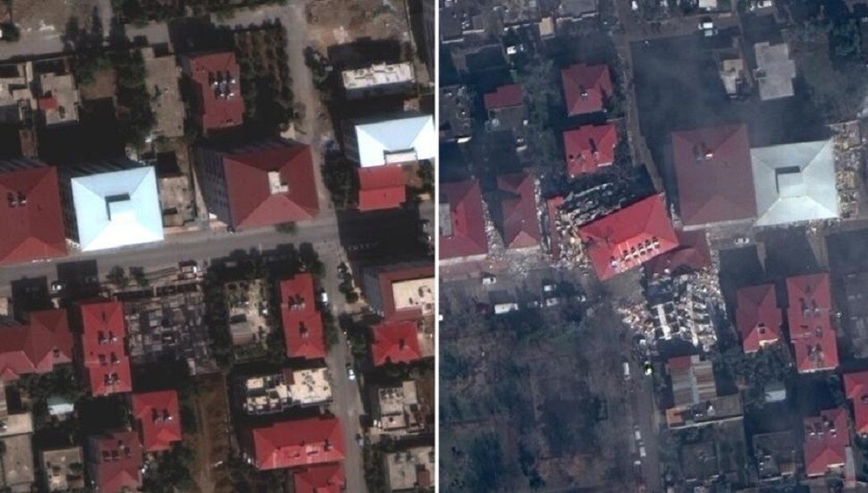 Uydu görüntüleri yıkımın boyutunu gözler önüne serdi