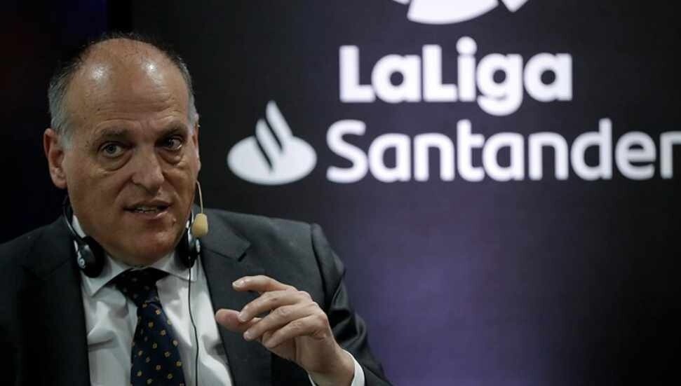 LaLiga Başkanı Tebas: İspanya, modern futbolun en büyük itibar krizini yaşıyor
