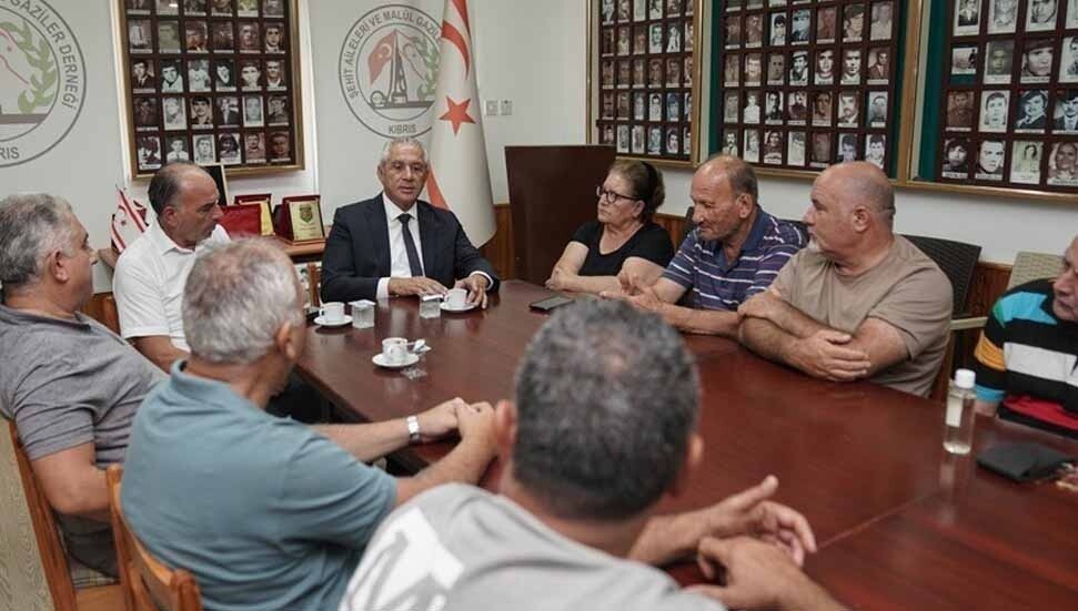 Şehit Aileleri ve Malül Gaziler Derneği’nden Hasan Taçoy’a destek