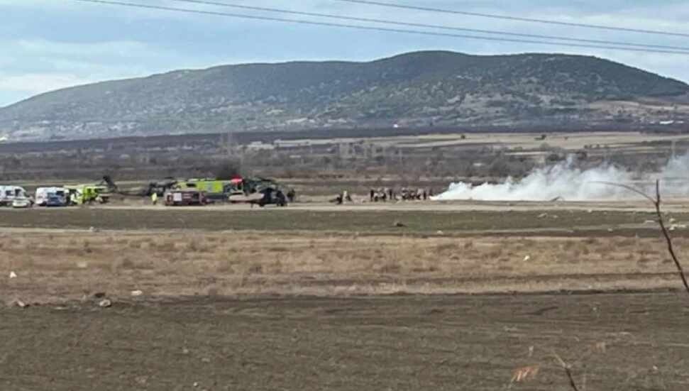 Isparta'da askeri helikopter düştü: 6 asker şehit oldu!