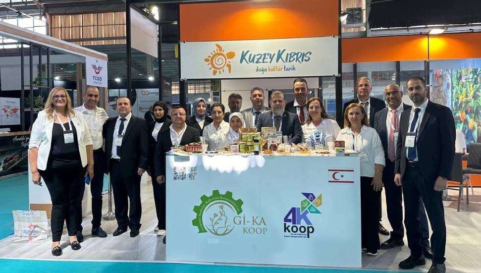 Kuzey Kıbrıs, Mezopotamya Turizm ve Gastronomi Fuarı’nda: Yöresel ürünler ikram ediliyor