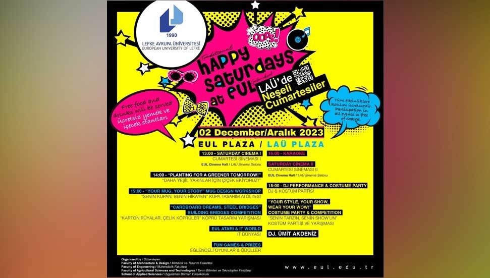 LAÜ’de ‘Neşeli Cumartesiler’ devam ediyor