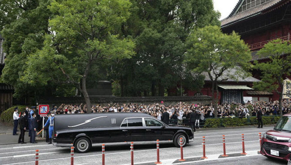 Eski Japonya Başbakanı Shinzo Abe son yolculuğuna uğurlandı