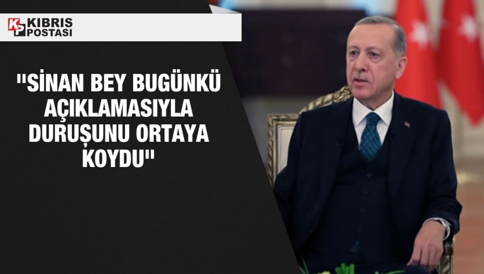 Recep Tayyip Erdoğan: Sinan Bey ile aramızda bir pazarlık kesinlikle olmadı 