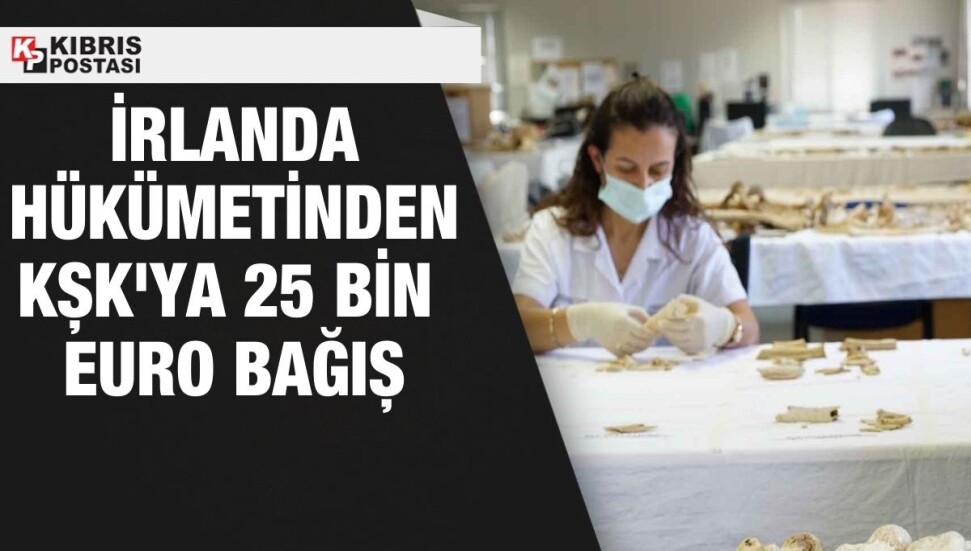 İrlanda hükümeti, Kayıp Şahıslar Komitesi’ne 25 bin euro bağışladı