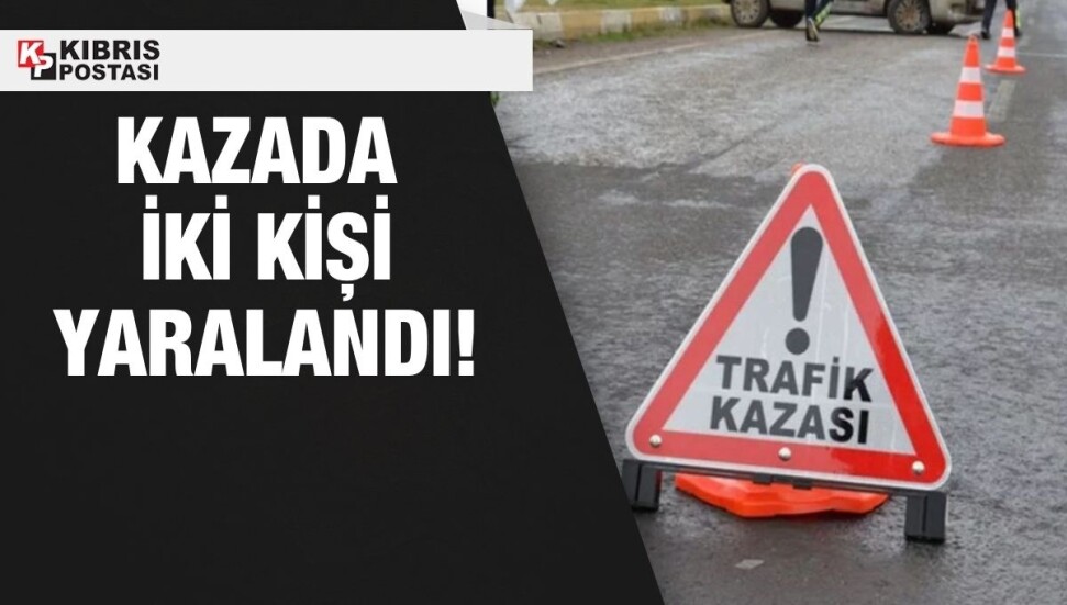 Lefkoşa-Güzelyurt ana yolunda trafik kazası: 2 kişi yaralandı