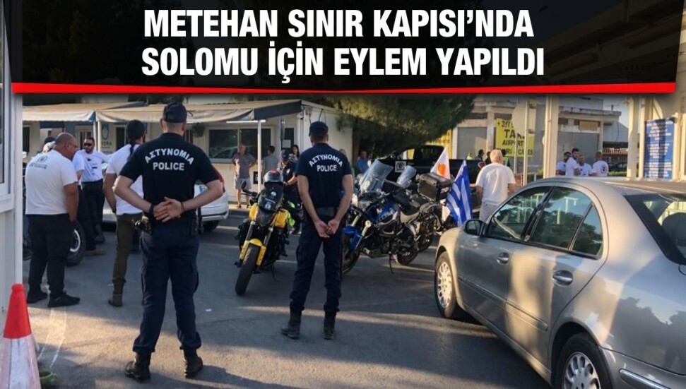 Metehan Sınır Kapısı’nda Solomos Solomu'nun ölüm yıl dönümü dolayısıyla eylem yapıldı