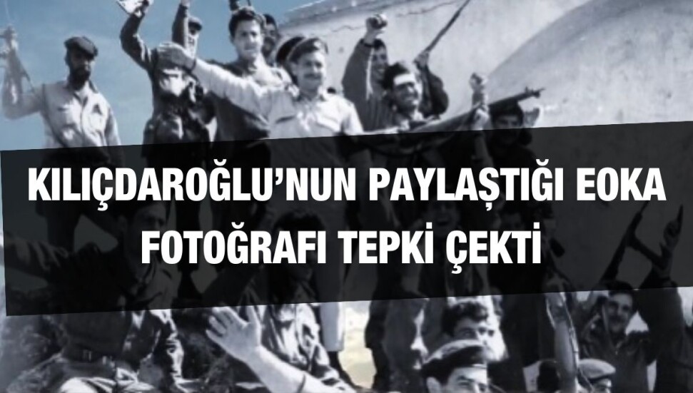 CHP Genel Başkanı Kemal Kılıçdaroğlu’nun paylaştığı 100. yıl videosunda EOKA fotoğrafı kullanıldı