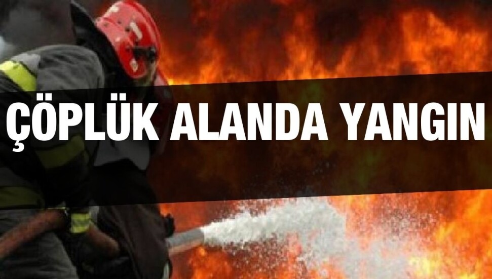 Teknecik Elektrik Santrali yanındaki çöplükte yine yangın