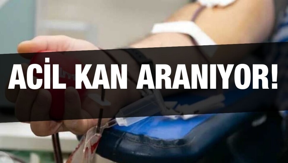 AB RH (+) pozitif kan aranıyor!