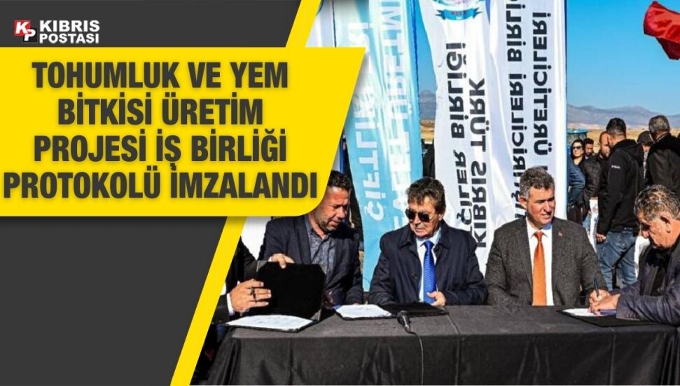 “Tohumluk ve Yem Bitkisi Üretim Projesi" kapsamında iş birliği protokolü imzalandı