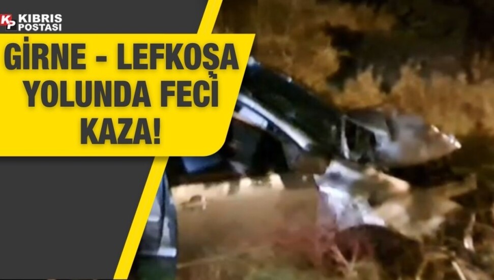 Lefkoşa-Girne anayolunda kaza: Mehmet Emin Taşlıtarla yaralandı