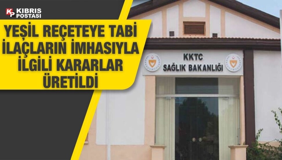 Sağlık Bakanlığı yeşil reçete konusunda kararlar aldı