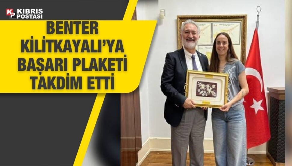 Evkaf‘tan Tanya Kilitkayalı‘ya Başarı Plaketi