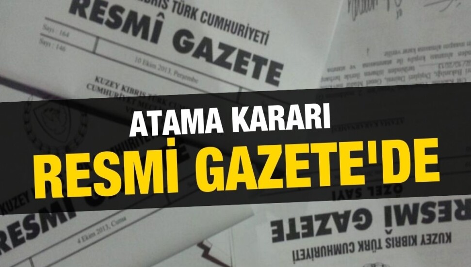 Resmi Kabz Memurluğu ve Şirketler Mukayyitliği Müdürü Sinan Sarıkaya oldu