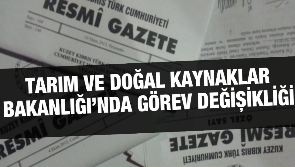 Tarım ve Doğal Kaynaklar Bakanlığı Müdürü Reşat Değirmenci oldu