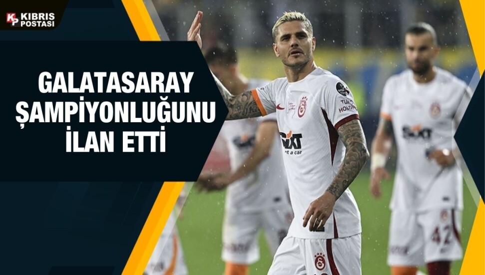 Galatasaray 23. şampiyonluğuna ulaştı