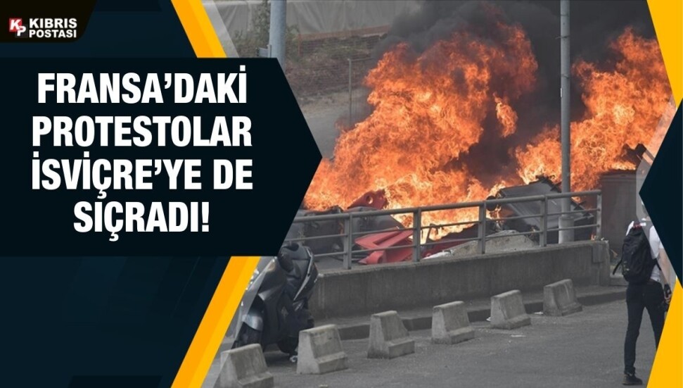 Fransa'daki protestolar Belçika'nın ardından İsviçre'ye sıçradı