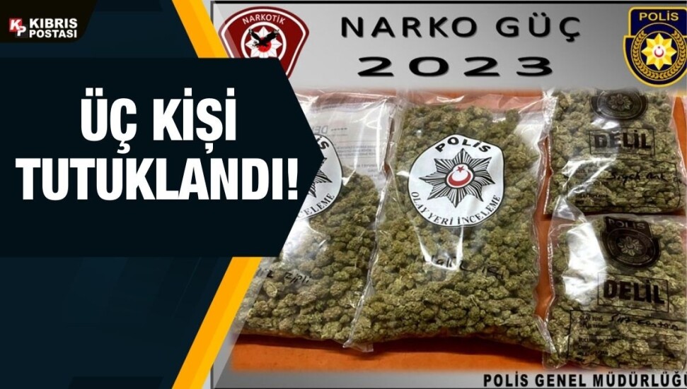 Polis ve Narkotik’ten Narko Güç-2023 Operasyonu: 3 kişi tutuklandı