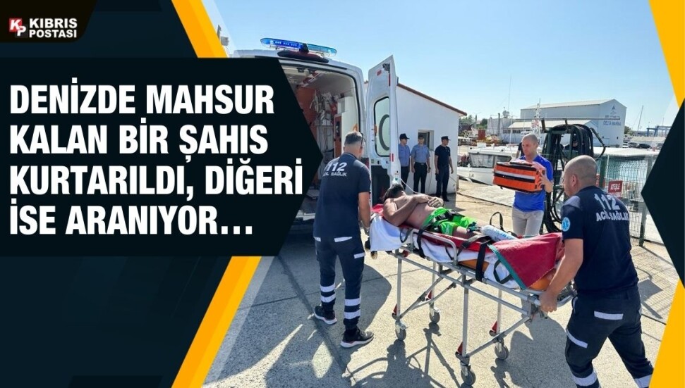 Denizde mahsur kalan bir kişi Sahil Güvenlik ekipleri tarafından kurtarıldı